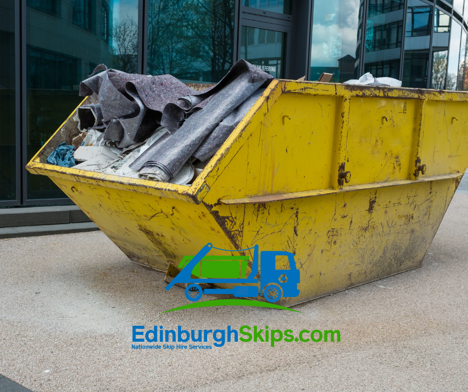 Do you need a 14 yard construction skip delivery in Edinburgh? click here for 14yd skip prices and book skips online