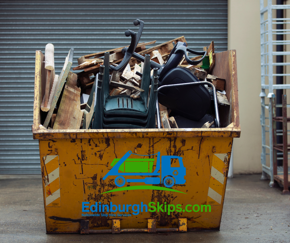 Do you need 16 yard skip hire in Edinburgh? click here for 16-yard skip hire prices and book a local 16-yard open or enclosed top skip online in the Edinburgh area