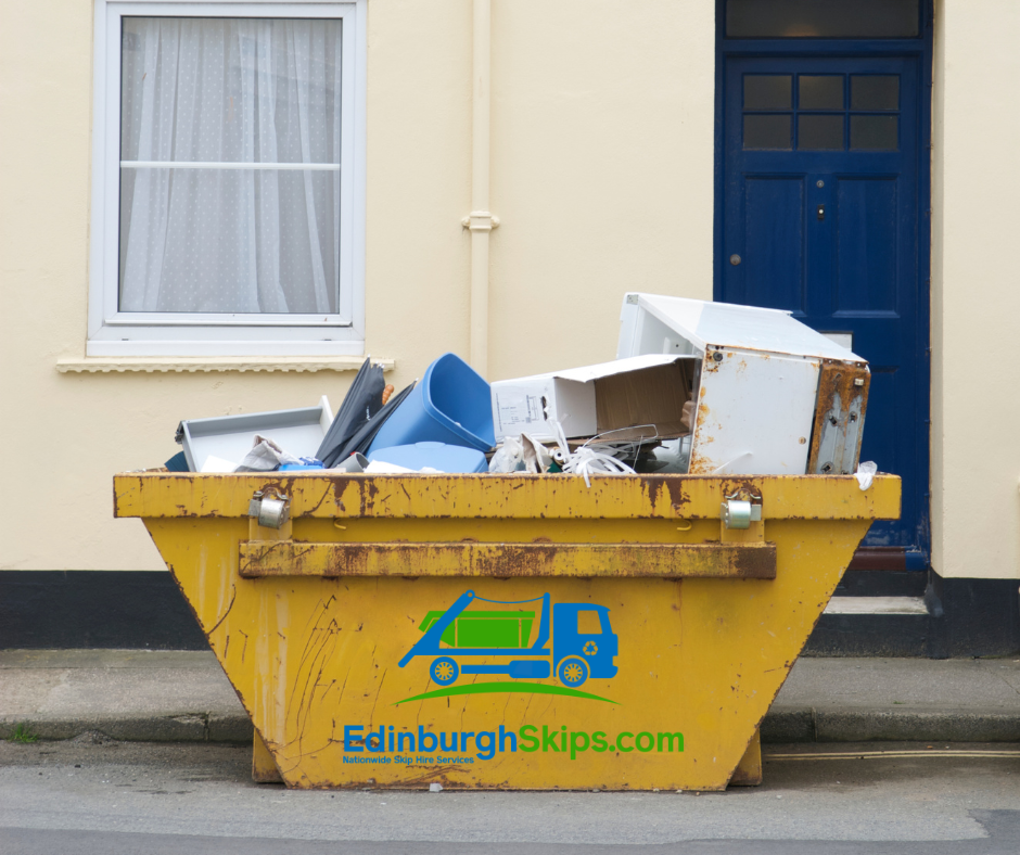 Do you need 6 yard skip hire in Edinburgh? click here for 6-yard skip hire prices and book a local 6-yard skip online in the Edinburgh area